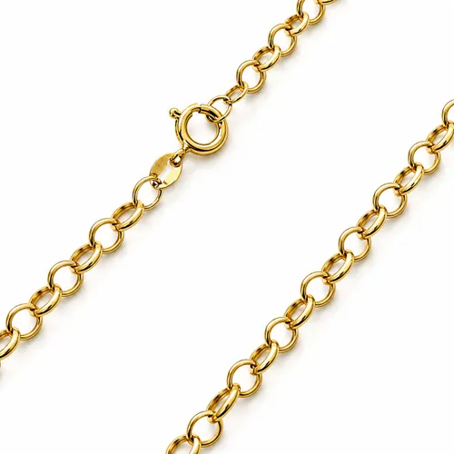 Corrente Elo Português 40 cm em Ouro 18K