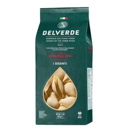 MASSA CONCHIGLIONI GIGANT N240 DELVERDE 500G