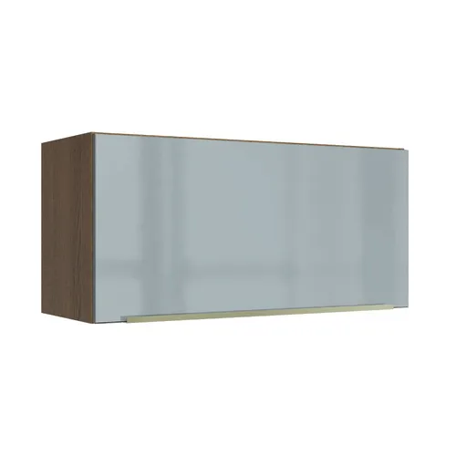 Armário Aéreo 70 cm 1 Porta Rustic/Cinza Lux Madesa