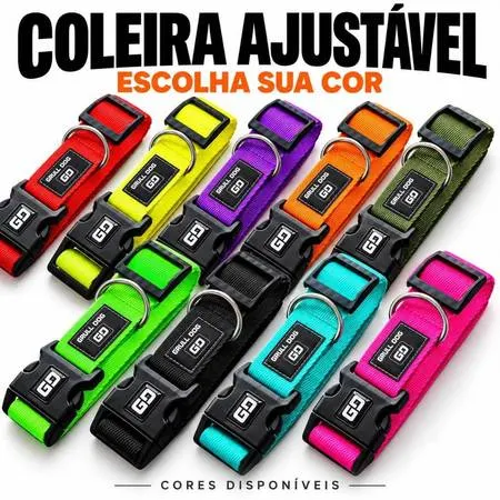 Coleira de pescoço para cachorro premium reforçado cães pequeno ao grande porte adestramento