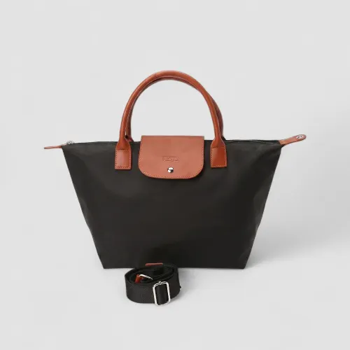 Bolsa Shopping Bag Gabriela Grande Alça Removível Preta