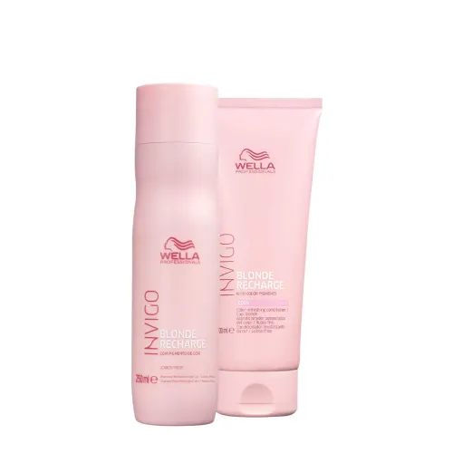Kit Wella Professionals Invigo Blonde Recharge Duo 2 Produtos