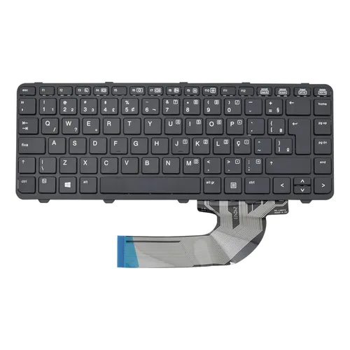 Teclado para Notebook Hp Part Number MP-12M68PA-698 ABNT2 Preto
