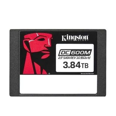 SSD Kingston DC600M Mixed-Use, 3.84TB, 2.5", SATA III, Leitura: 560 MB/s, Gravação: 530 MB/s, Preto - SEDC600M/3840G