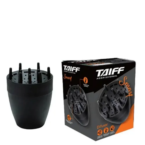 Difusor de Ar Universal para Secador Taiff Preto