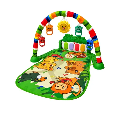 Tapete de Atividades para Bebê Musical com Piano Interativo ColorBaby Samba Verde