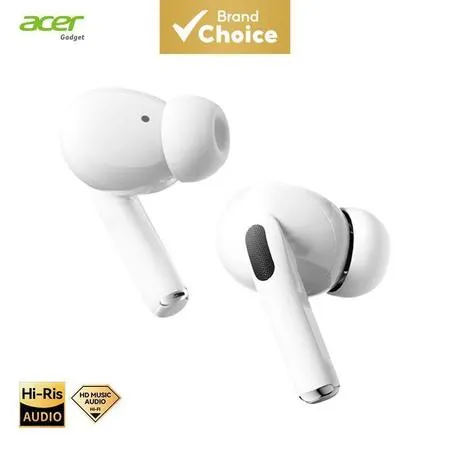 Acer OHR803 Fones de Ouvido sem Fio Bluetooth com Microfone Tipo-C Earpods Protocolos Multitransmissão Confortável Uso I