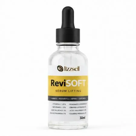 1 ReviSoft Serum Facial Vitamina C e Acido Hialuronico