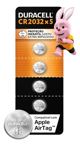 Bateria Cr2032 Duracell com 5 Unidades