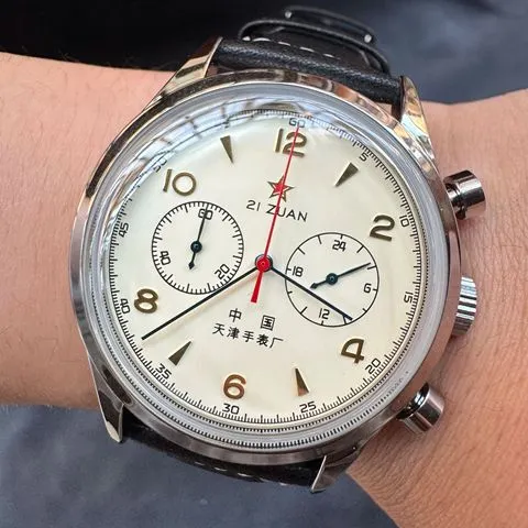 Relógios masculinos 1963 piloto relógio automático 42mm à prova dwaterproof água retro quartzo cronógrafo vestido vintage relógio