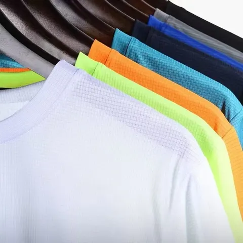 Camisetas Masculinas de Secagem Rápida para Verão, para Corrida e Musculação, Camisetas Esportivas de Manga Curta, Tops de Fitness, Camisetas Oversized