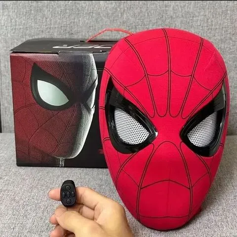 Máscara de cosplay vestível, com proporção 1:1. Disponível nas versões elétrica e manual. Olhos móveis. Brinquedo colecionável, ideal como presente para entusiastas de cosplay.