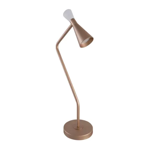 Luminária de Mesa Led Alumínio Champagne 6w 3000k Ramus