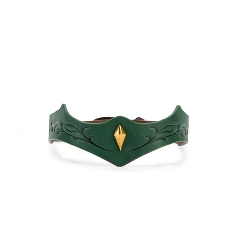 Tiara medieval renascentista vintage, ajustável, em couro sintético, adereço de cabeça viking, acessório para cosplay de Halloween.