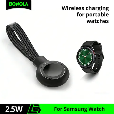 Bonola cordão carregador de relógio tipo c para samsung watch ultra 8 7 6 5 carregadores de relógio magnéticos portáteis sem fio para galaxy watch