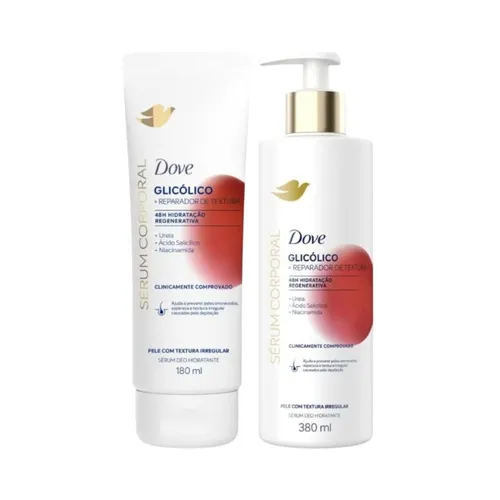 Kit Sérum Corporal Dove Glicólico Hidratação Regenerativa + Reparador