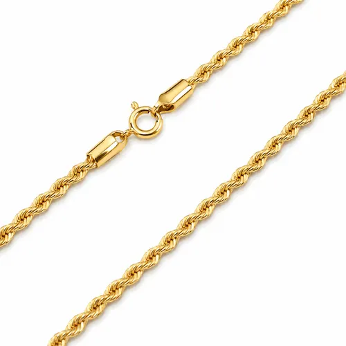 Corrente Corda 45 cm em Ouro 18K