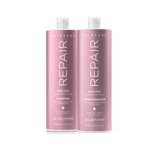 Kit Shampoo 800ml + Condicionador 750ml Jacques Janine Professionnel H