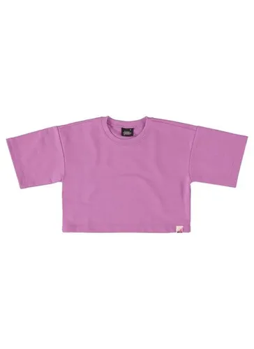 Blusa Cropped Infantil Básica Infantil (Rosa) Gloss